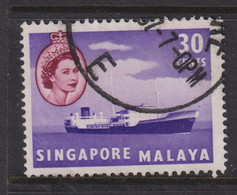 1955 Singapur - Malaya, Mi: SG 38 / Yt:SG 38, Oil Tanker - Singapour (...-1959)