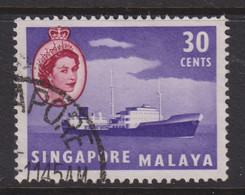 1955 Singapur - Malaya, Mi: SG 38 / Yt:SG 38, Oil Tanker - Singapour (...-1959)