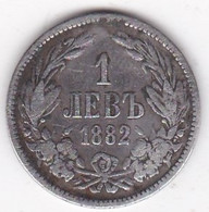 Bulgarie 1 Lev 1882 , Alexandre Ier, En Argent, KM# 4 - Bulgarien