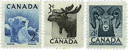 299402 HINGED CANADA 1953 SEMANA DE LA PRESERVACION DE LA FAUNA SALVAJE - 1952-1960