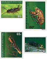49604 MNH COSTA DE MARFIL 1980 INSECTOS - Spiders