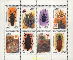 273131 MNH CHILE 1995 FAUNA Y FLORA DE CHILE - Spinnen