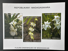 Madagascar Madagaskar 2021 / 2022 Mi. 2746 - 2750  Bloc Epreuve De Luxe Sheetlet Fleurs Endémiques Flowers Blumen - Sonstige & Ohne Zuordnung