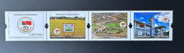 Madagascar Madagaskar 2022 Mi. 2751 - 2754 Strip 50ème Anniversaire Relations Diplomatiques Chine China Riz CHU Hospital - Unused Stamps