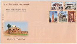 UNESCO Heritage, Sarkhej Roza, Javari Temple, Monuments Of Pattadakal, Islamic, Hinduism, Hindu Mythology, FDC - Hinduismo