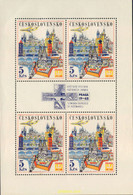 119089 MNH CHECOSLOVAQUIA 1967 PRELUDIO DE LA EXPOSICION FILATELICA DE PRAGA - Mosquées & Synagogues