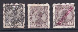 Portugal - Monarchie  1910  Y&T  N ° 155  159  173  Oblitéré - Used Stamps