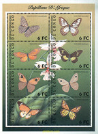 303099 MNH CONGO. República Democrática 2001 MARIPOSAS DE AFRICA - Afgestempeld