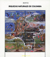 186610 MNH COLOMBIA 2002 RIQUEZAS NATURALES DE COLOMBIA - Arañas