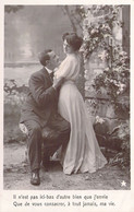 Couples - Il N'est Pas Ici Bas D'autre Bien Que J'envie Que De Vous Consacrer... - Carte Postale Ancienne - Paare