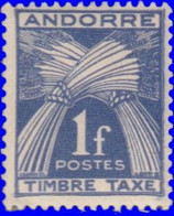 Andorre Taxes 1946  ~ T 33* - Timbre-taxe - Neufs