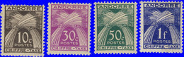 Andorre Taxes 1935  ~ T 21/24* - Chiffre-taxe - Ungebraucht