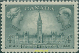 299398 HINGED CANADA 1948 CENTENARIO DEL GOBIERNO AUTONOMO - Used Stamps