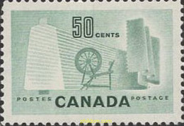 129706 MNH CANADA 1953 INDUSTRIA TEXTIL - 1952-1960