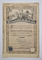PORTUGAL- LISBOA - Companhia Do Amboim -Titulo De Uma Acção 100$00- Nº 243297- 11 De Dezembro De 1920 - Navigazione