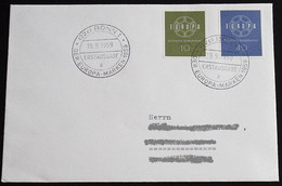 DEUTSCHLAND 1959 Mi-Nr. 320/21 CEPT FDC - 1959