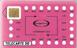 CARTE-PRIVEE-1990-D206-So2-ORGANON-V° Pe 2690-Utilisé-TBE - Phonecards: Private Use