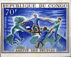 194001 MNH CONGO 1968 AMISTAD ENTRE LOS PUEBLOS - FDC