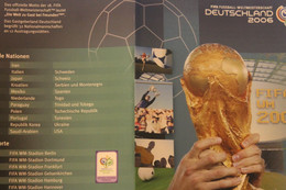 Fußball-WM 2006; Erinnerungsblatt; Gedenkblatt Der Deutsche Post 2006 - 2006 – Germany