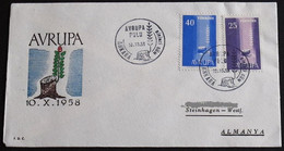 TÜRKEI 1958 Mi-Nr. 1610/11 CEPT FDC - 1958