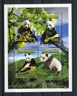 Zaire - 1996 - OCB BL72 - MNH ** - Panda Bear Animals Fauna - Cv € 30 - Ongebruikt