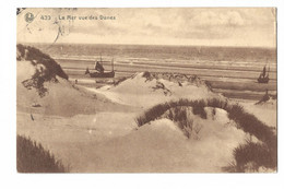 Knocke.   -    La Mer Vue Des Dunes  -  1921   Naar  Anvers - Knokke
