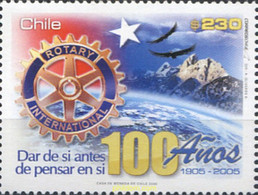 304799 MNH CHILE 2005 100 ANIVERSARIO DEL ROTARY CLUB - Autres & Non Classés