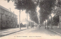 France - 02 - CHATEAU THIERRY - Avenue De La République - éditeur JB - Carte Postale Ancienne - Saint Quentin