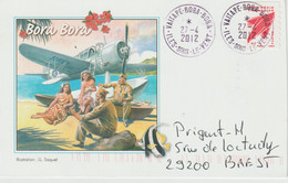 15637  VAITAPE - BORA-BORA - Les Américains à BORA-BORA - Storia Postale