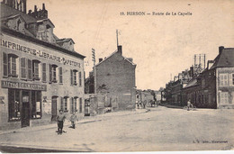 France - 02 - HIRSON - Route De La Capelle - édit HAUMONT - Carte Postale Ancienne - Saint Quentin