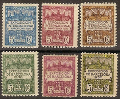 Barcelona   1/6 ** MNH. 1929.1930 - Barcelona