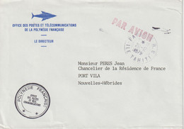 15639  Enveloppe De OPT - Le Directeur - PAPEETE RP Le 20/12/1979 - Covers & Documents