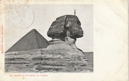 EG124 --   MAXIMUM CARD  --   THE SPHYNX  AND PYRAMID OF CHEOPS  --  1905 - Sfinge