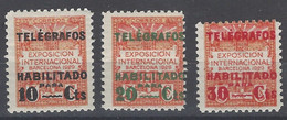 Barcelona Telegrafos  1/3 * Charnela. 1930 - Barcelona