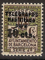 Barcelona Telegrafos 10 * Charnela. 1936 - Barcelona