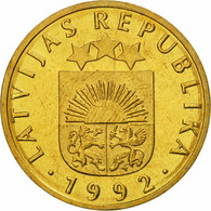 Coin, Latvia , Lettland , Lettonia , 20 Santimi, 1992, Nickel Brass, KM:22.1  Unc From Mint Roll - Letland