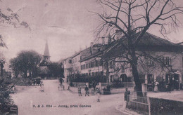 Genève, Jussy, Rue Animée, Bureau De Poste (224) - Jussy