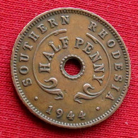South Rhodesia 1/2 Penny 1944  Zimbabwe - Rhodesia