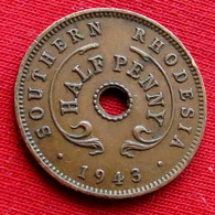 South Rhodesia 1/2 Penny 1943  Zimbabwe - Rhodesië