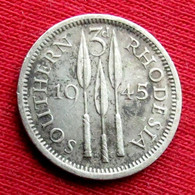 South Rhodesia 3 Pence 1945  Zimbabwe - Rhodesien