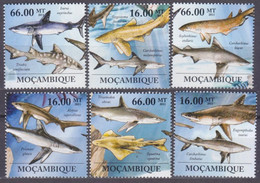 2011 Mozambique 5337-5342 Marine Fauna - Sharks 23,00 € - Dauphins