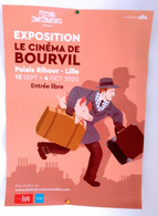 Affiche Orig EXPO LE CINÉMA DE BOURVIL 60X40CM Illustration David MERVEILLE - Affiches & Posters