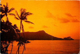 (1 P 15) USA Posted To Australia - 1984 - Hawaii Diamond Head Volcano (with Olympic Stamp) - Hawaï