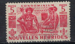 NOUVELLES HEBRIDES       N°  YVERT 154  OBLITERE     ( OB    07/50 ) - Usados