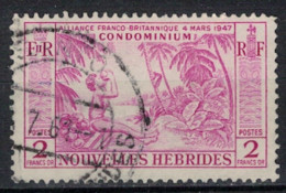 NOUVELLES HEBRIDES       N°  YVERT 184 (2) OBLITERE     ( OB    07/51 ) - Used Stamps
