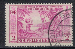 NOUVELLES HEBRIDES       N°  YVERT 184 (3) OBLITERE     ( OB    07/51 ) - Usados