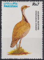 Pakistan 1991 MiNr. 830 Fauna (XIII) Birds The Houbara Bustard 1v MNH** 4,50 € - Pakistan