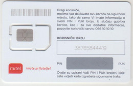 BOSNIA - Dopuna, Mtel GSM Card, Mint - Bosnien