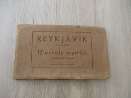 Rare Carnet 11.5 X 19.5 Islande 12 Vues De Reyjavik Carnet Légèrement Sali - Iceland