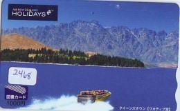 Télécarte  JAPON * AIR NEW ZEALAND  (2468) * AVIATION * AIRLINE Phonecard  JAPAN AIRPLANE * FLUGZEUG - Aviones